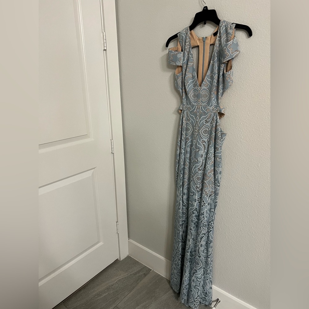 ✨Sultry Long Blue BCBG Dress 💎✨ - Picture 4 of 10